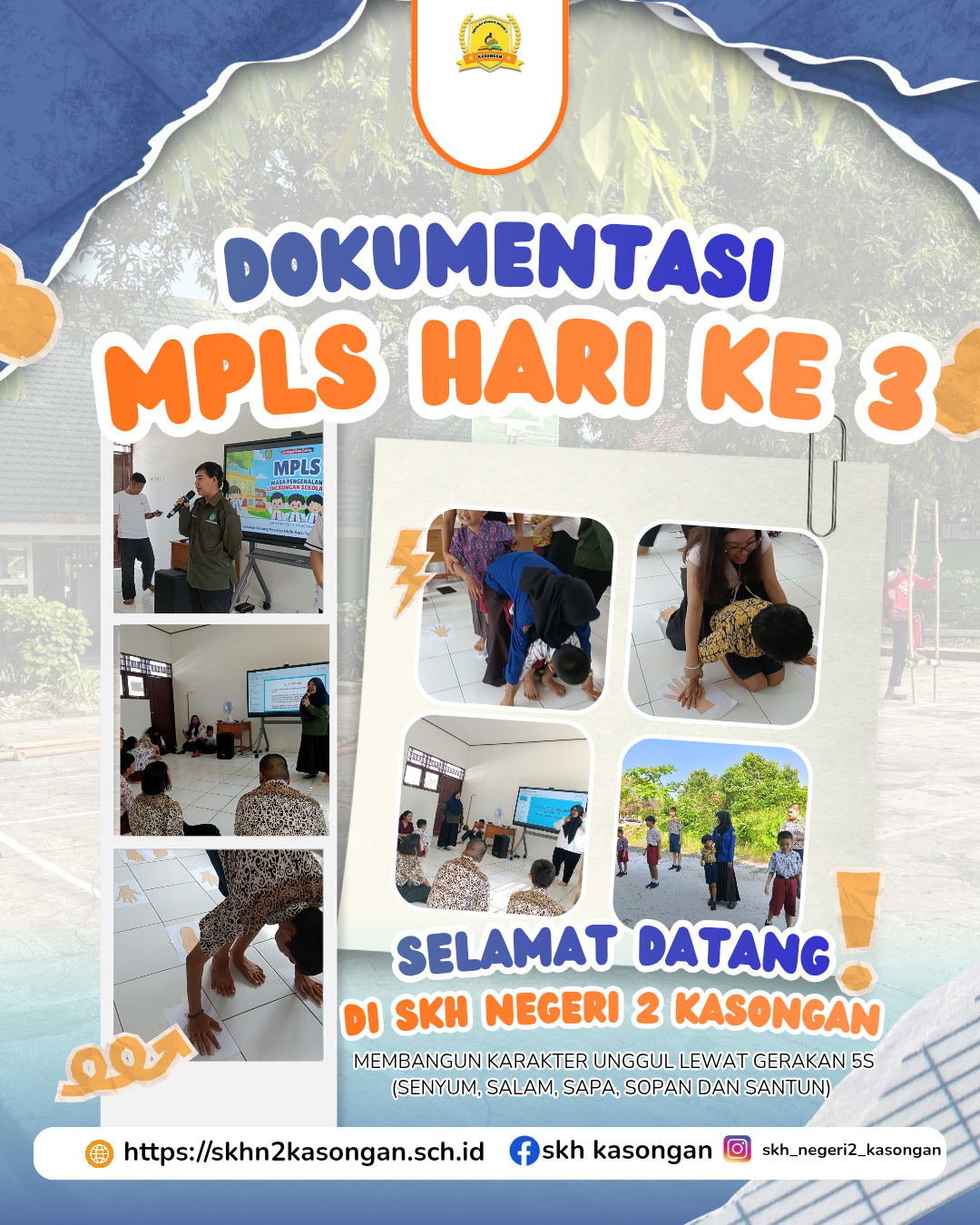Membangun Karakter Unggul Murid Hebat, SKh Negeri 2 Kasongan Gencarkan Gerakan 5S di Momen MPLS 2026