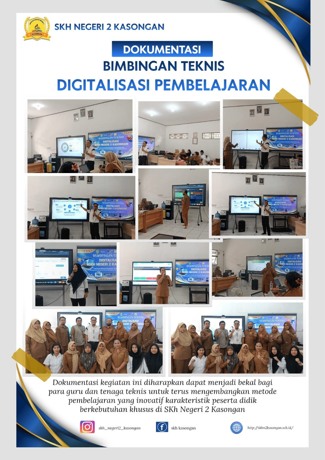 BIMTEK DIGITALISASI PEMBELAJARAN SKH NEGERI 2 KASONGAN