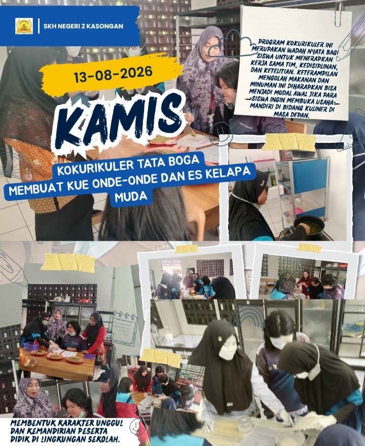 Murid SKH Negeri 2 Kasongan Asah Keterampilan Kuliner Lewat Kegiatan Kokurikuler Tata Boga