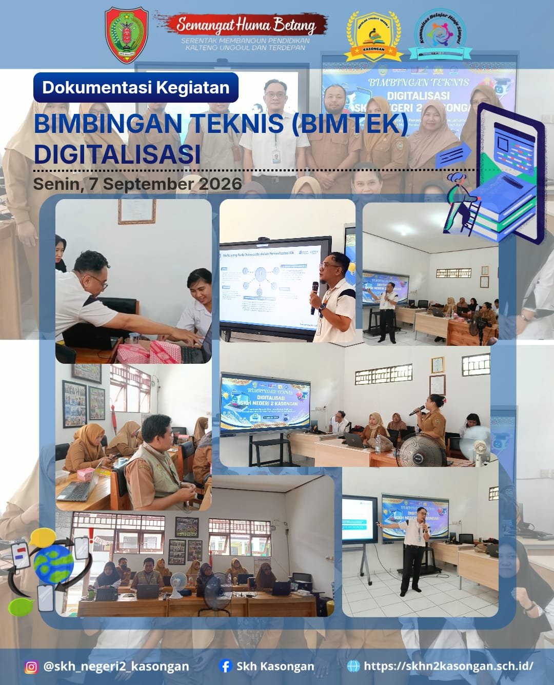 Bimtek Digitalisasi Pembelajaran, SKh Negeri 2 Kasongan Perkuat Kompetensi Guru dan Tenaga Teknis